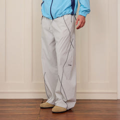 DONSMOKE Contrast Cross Stitch Quick-Dry Pants