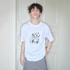 SOURPLUM Heart Dalmatian Graphic T-Shirt