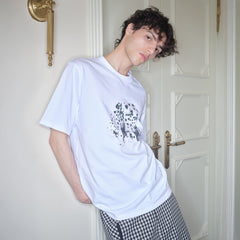 SOURPLUM Heart Dalmatian Graphic T-Shirt