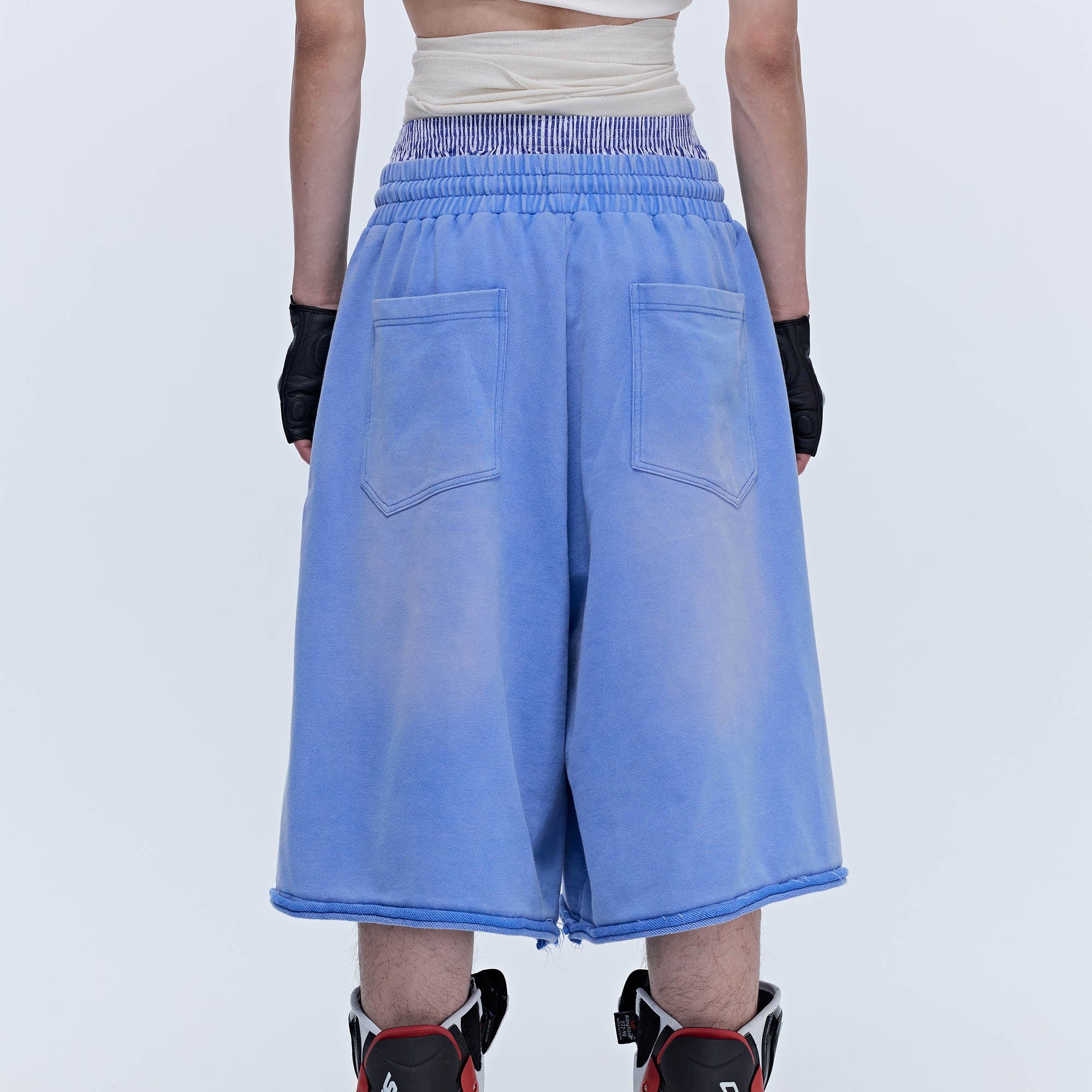 SAVAGEGROWTHWORLD Thorn Washed Drawstring Shorts