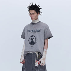 SAVAGEGROWTHWORLD Distressed GhosteMane T-Shirt
