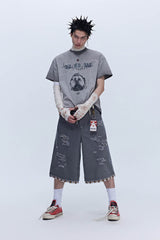 SAVAGEGROWTHWORLD Distressed GhosteMane T-Shirt