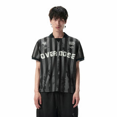 SAVAGEGROWTHWORLD OVERDOSE Distressed Striped Jersey