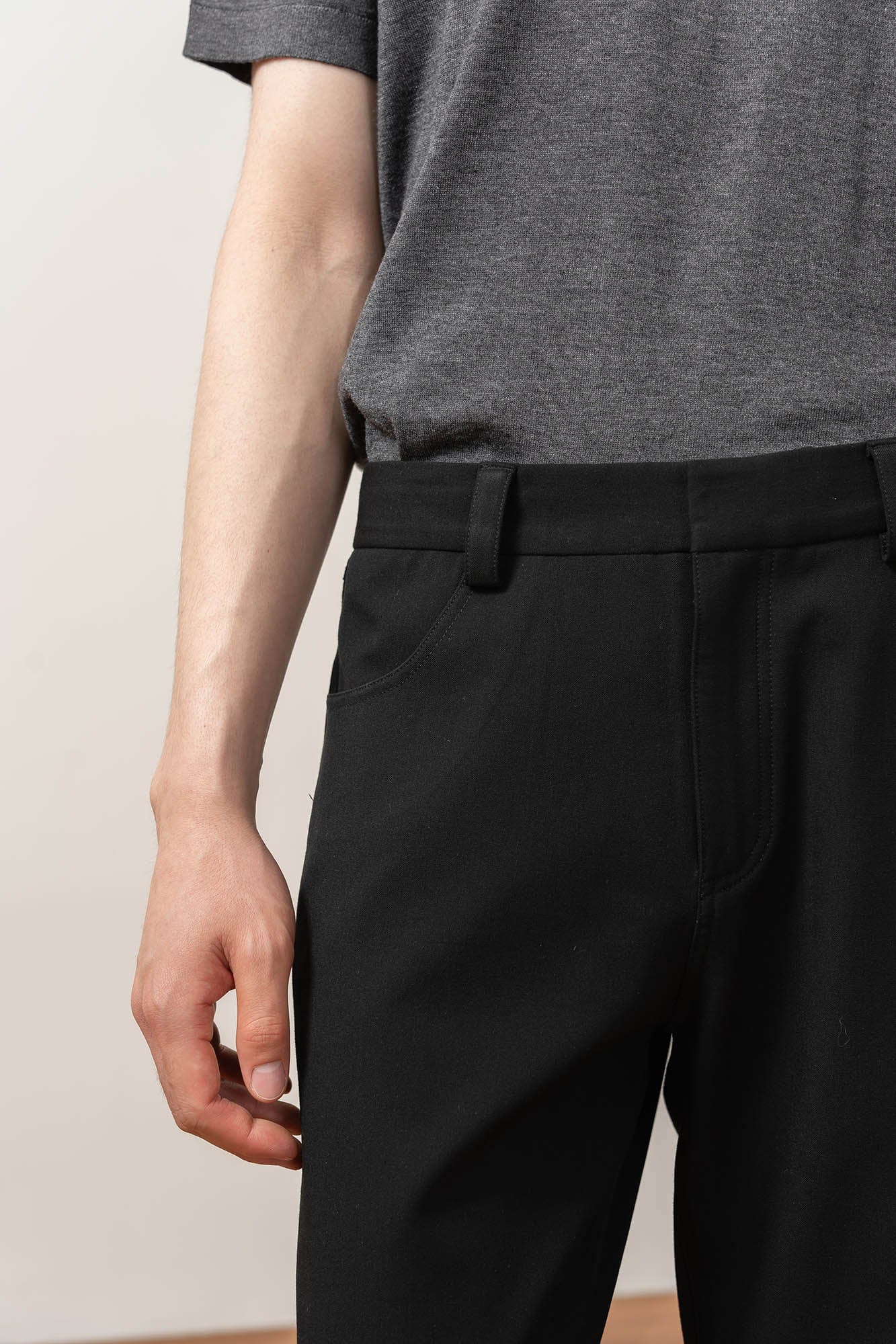 MOITIEDEPETALE Essential Layered Flared Trousers