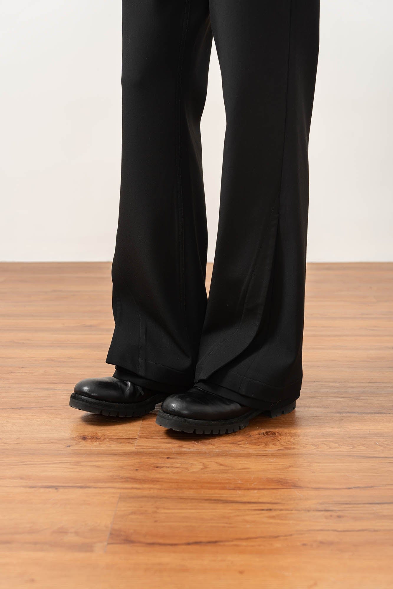 MOITIEDEPETALE Essential Layered Flared Trousers
