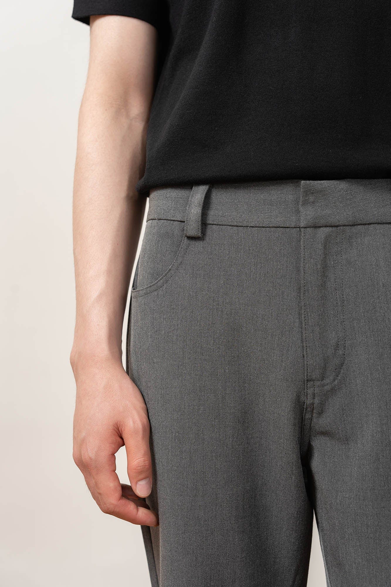 MOITIEDEPETALE Essential Layered Flared Trousers