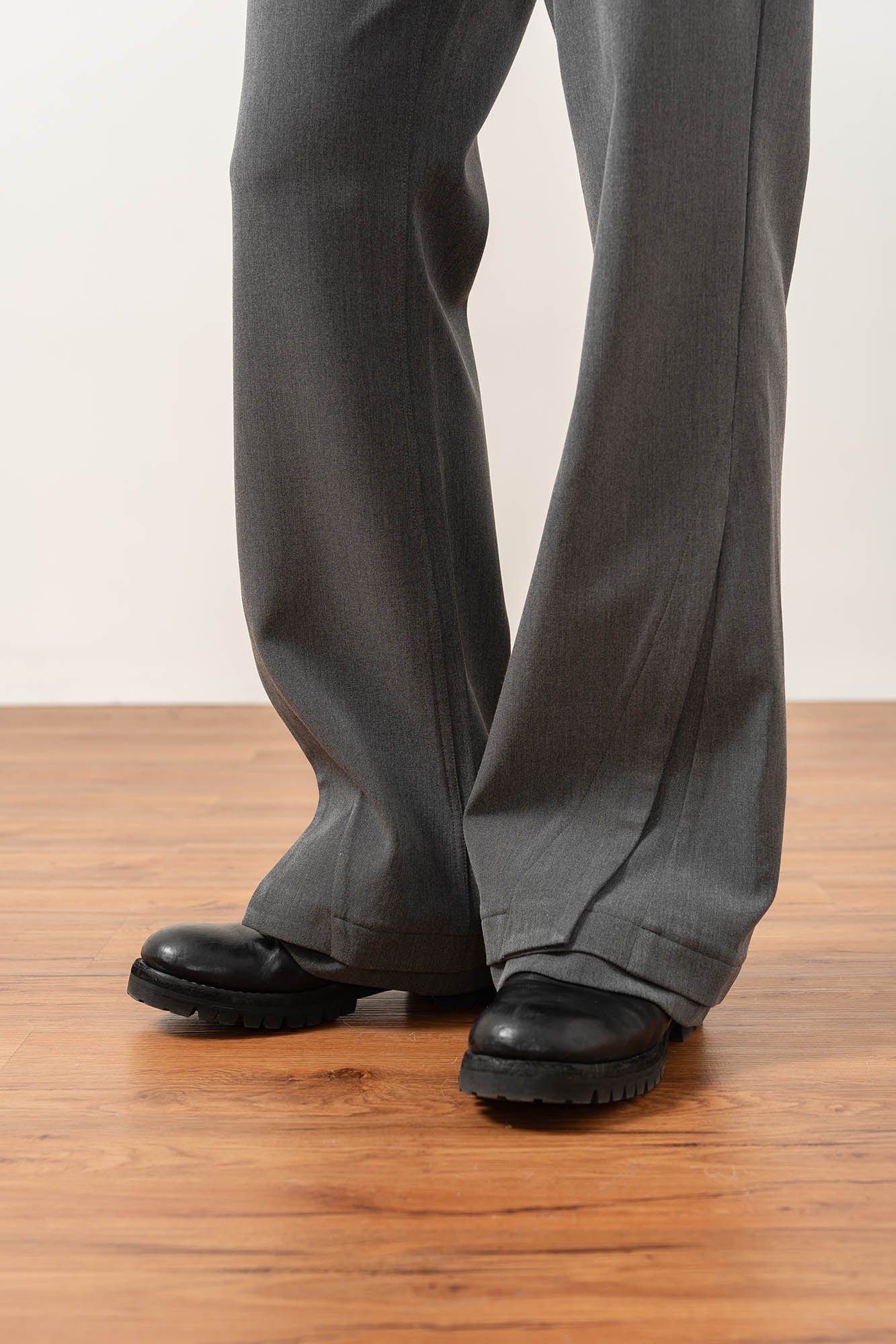 MOITIEDEPETALE Essential Layered Flared Trousers