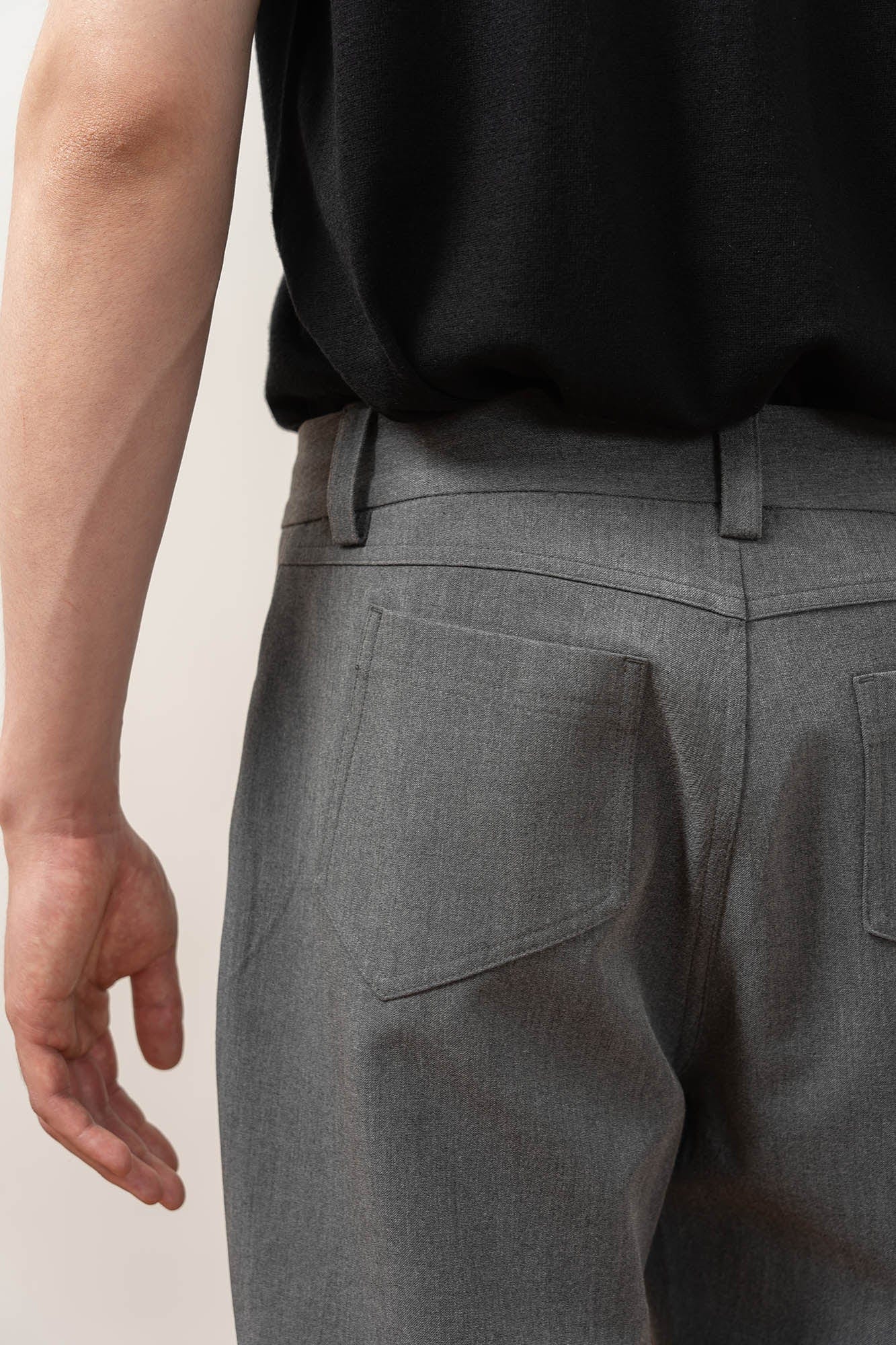 MOITIEDEPETALE Essential Layered Flared Trousers