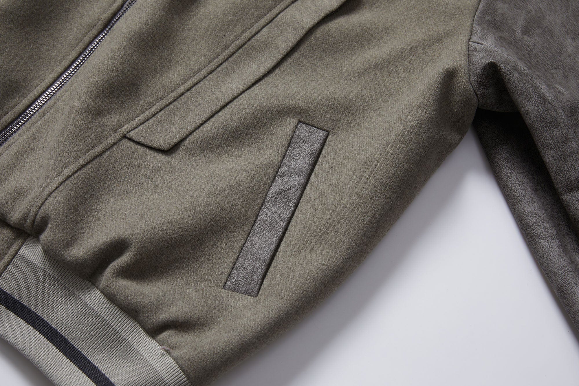 ERROR CODE ROBOT Pearl Embellished Paneled Varsity Jacket
