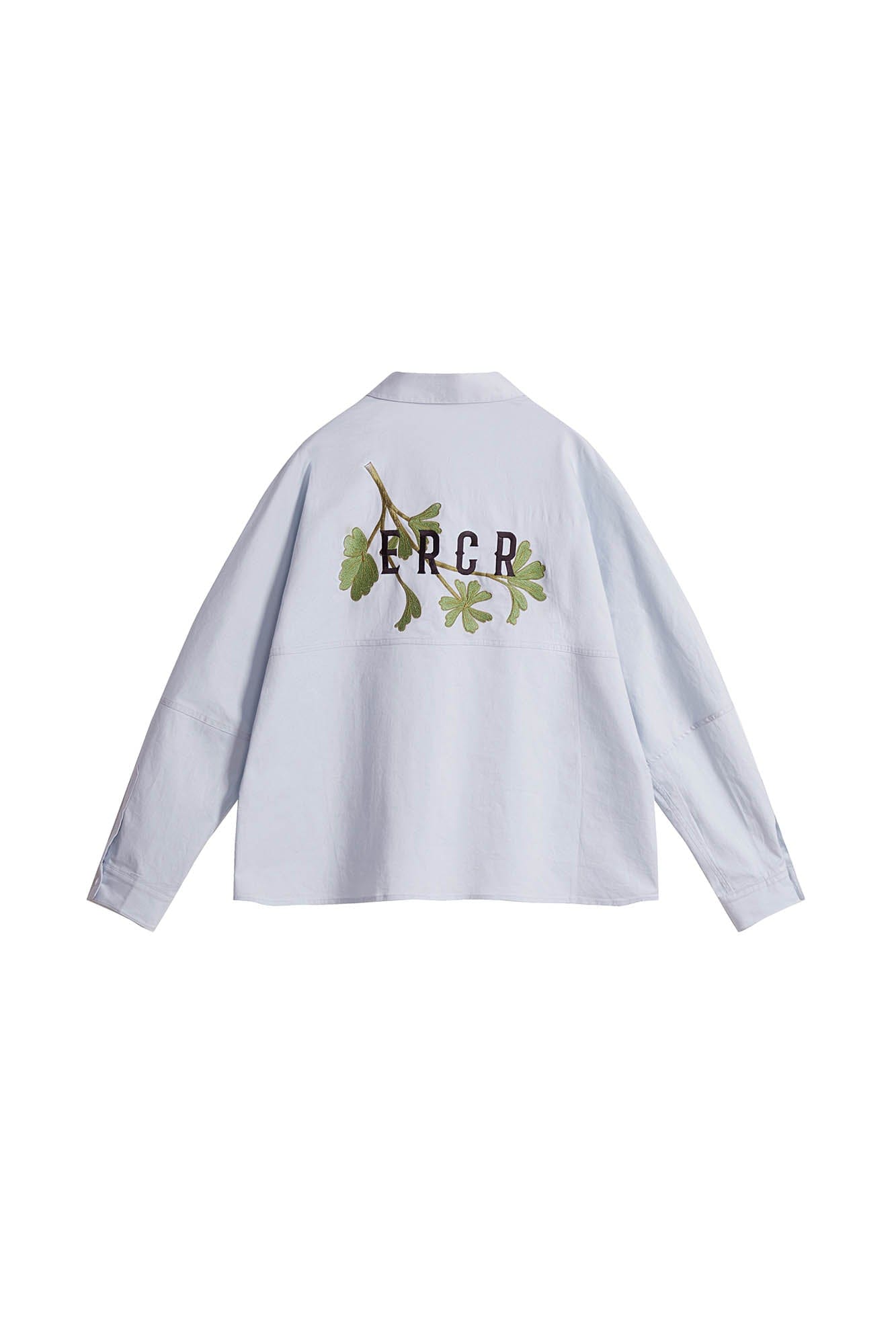 ERROR CODE ROBOT Botanical Embroidered Logo Shirt