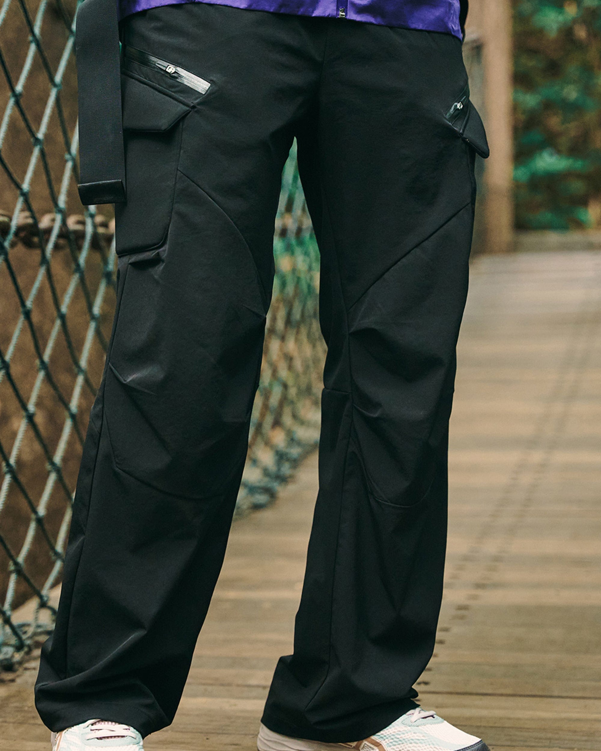 ENSHADOWER Waterproof Pleated Foam Pocket Hiking Pants