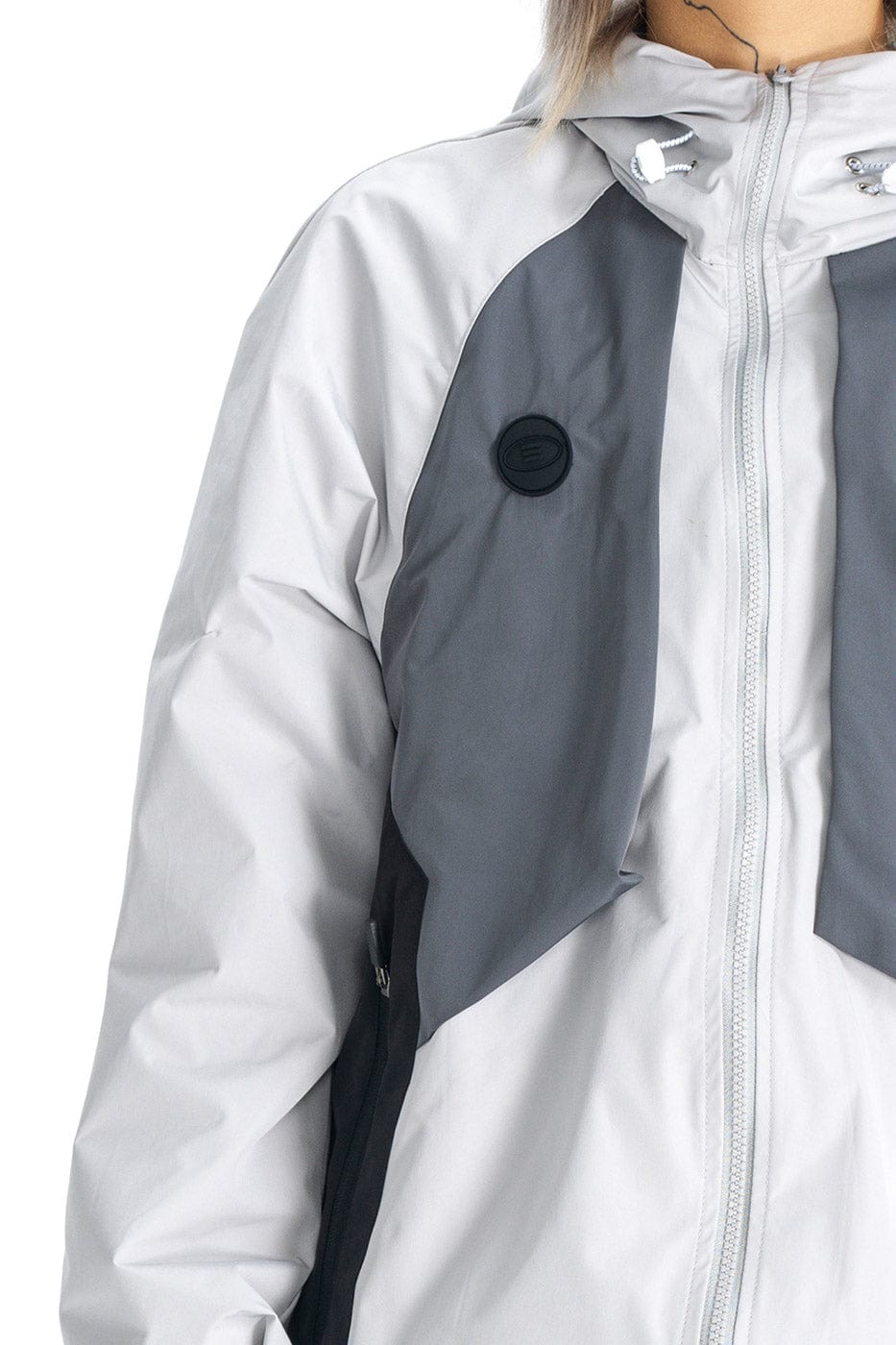 ENSHADOWER Spliced Splash-Proof Outdoor Zipper Jacket