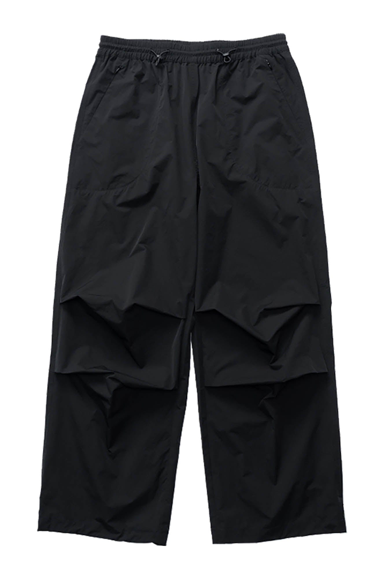 BANANA CLUB Quick-Dry Drawstring Crinkled Parachute Pants