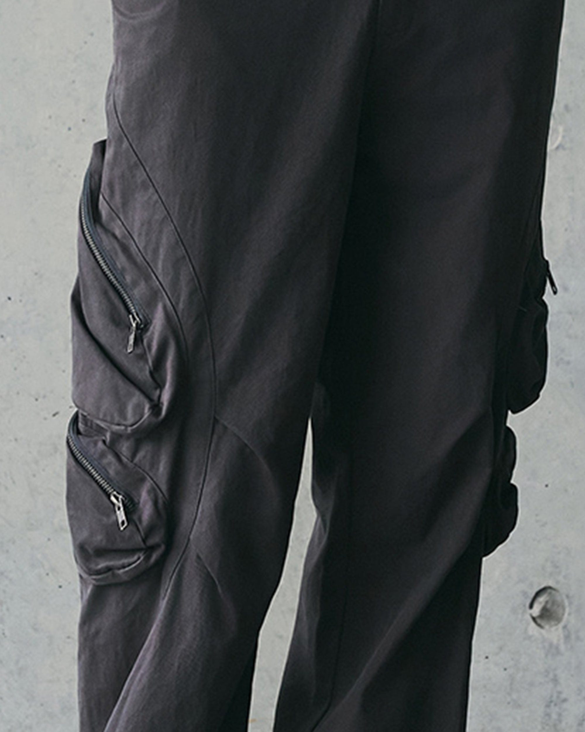 ENSHADOWER Modern Pleated Zipper Tactical Cargo