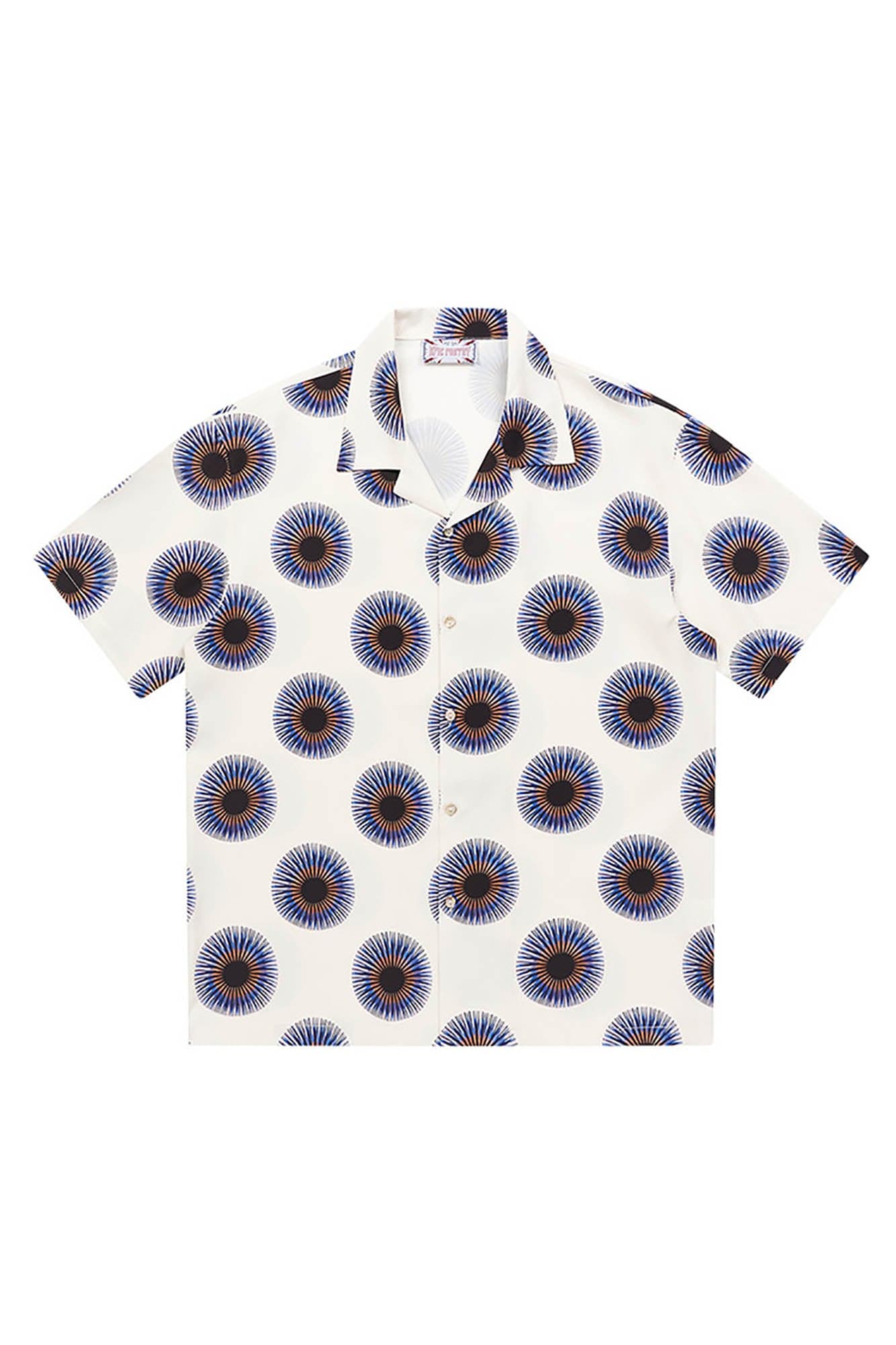 EPIC POETRY Radial Eye Cuban Half Shirt & Shirt