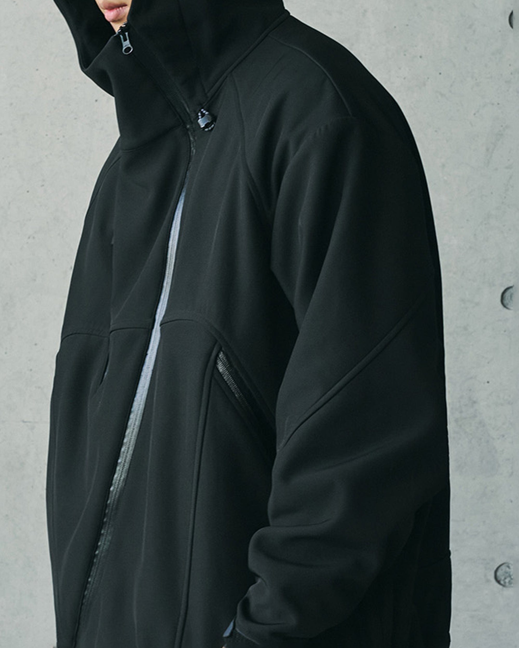 ENSHADOWER Deconstructed Asymmetrical Windbreaker