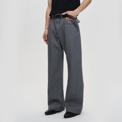 CATSSTAC Floral Embroidered Flared Jeans