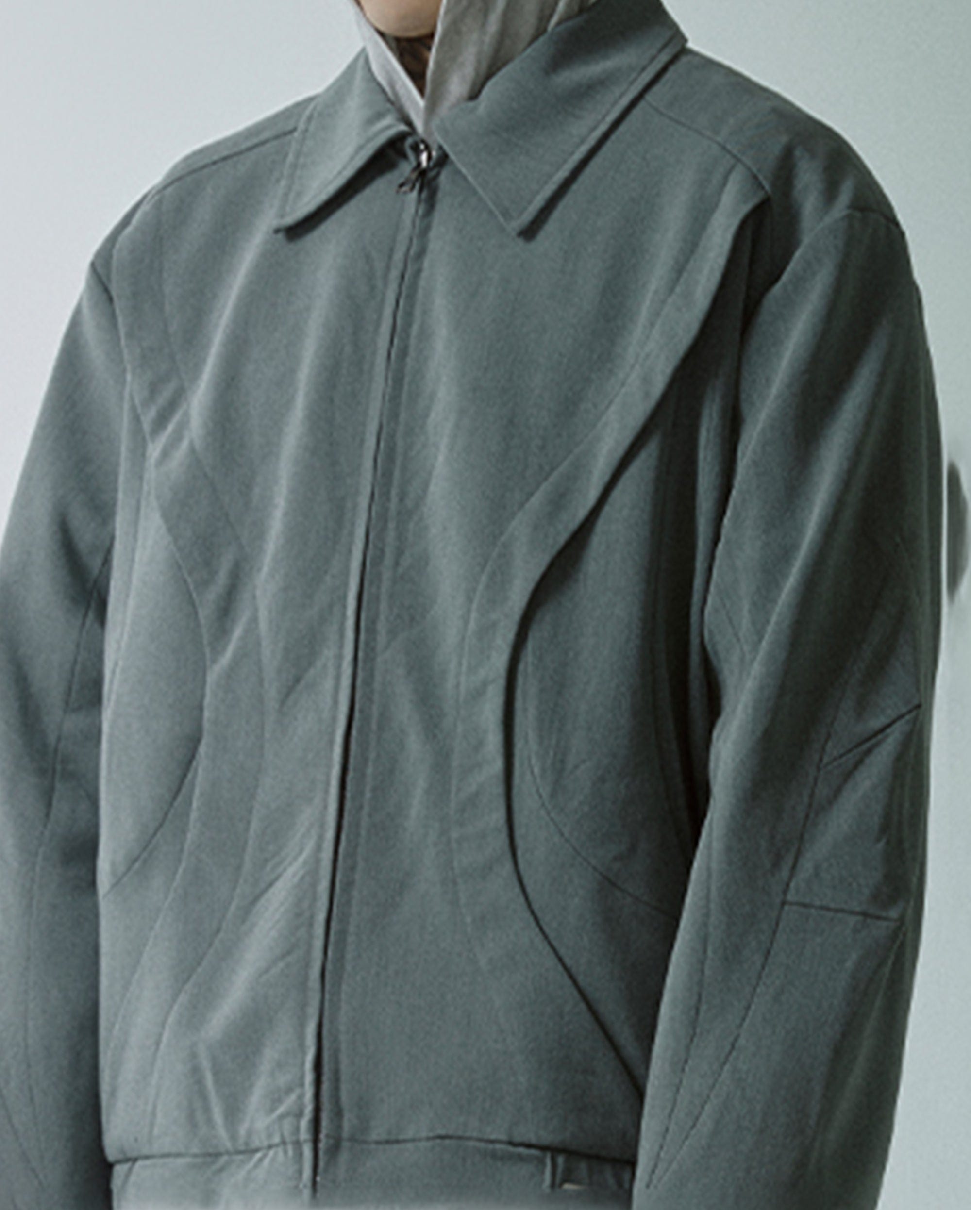 F2CE Deconstructed Layered Zip-Up Jacket