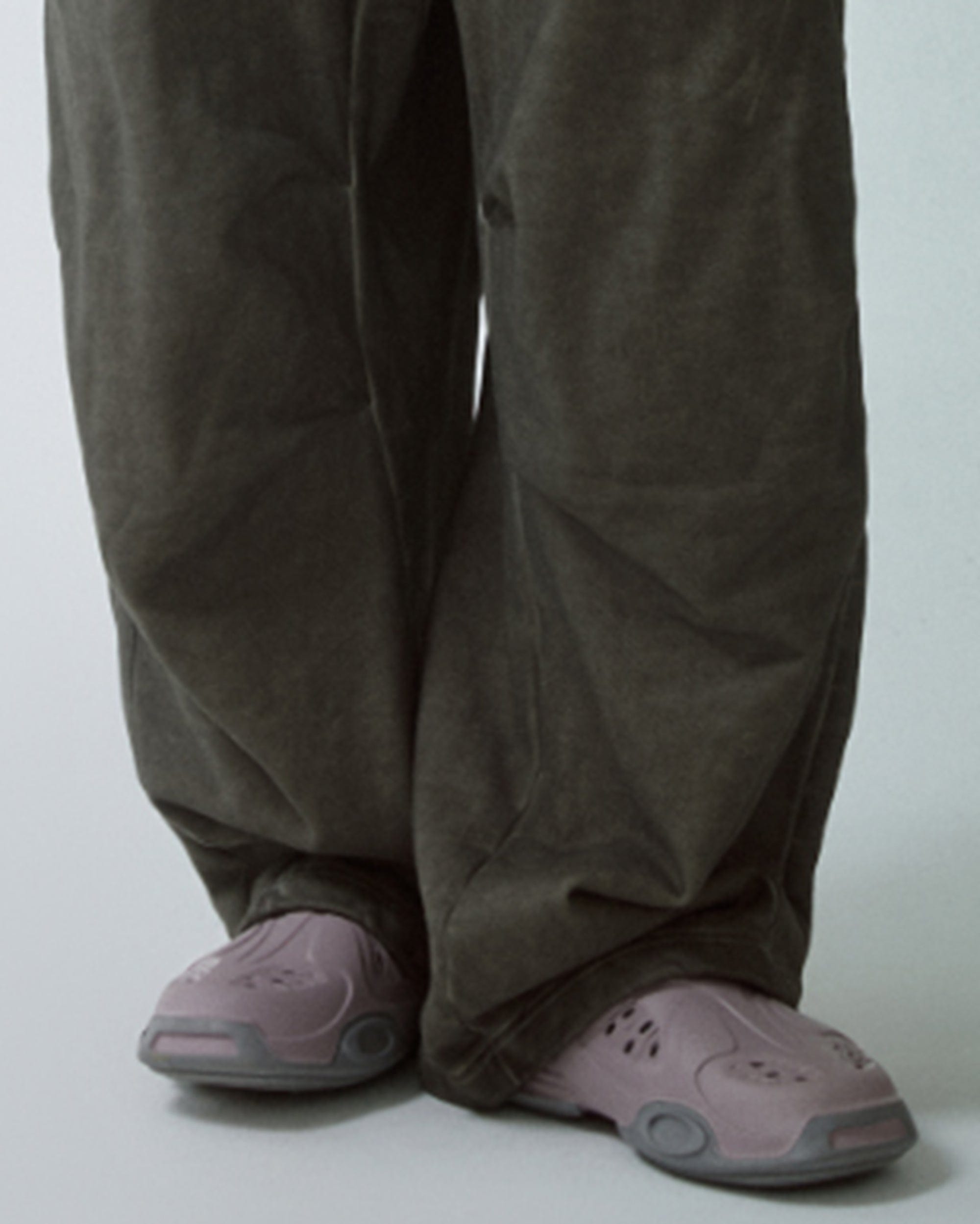 F2CE Retro Deconstructed Crinkled Pants
