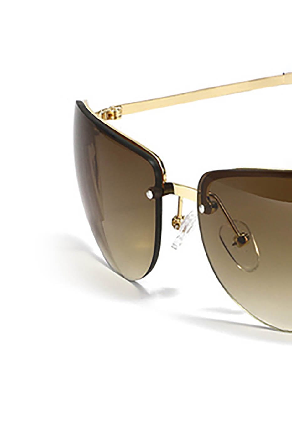 DAMAGE ASIA OPTICALS Semi-Rim Oval Sunglasses