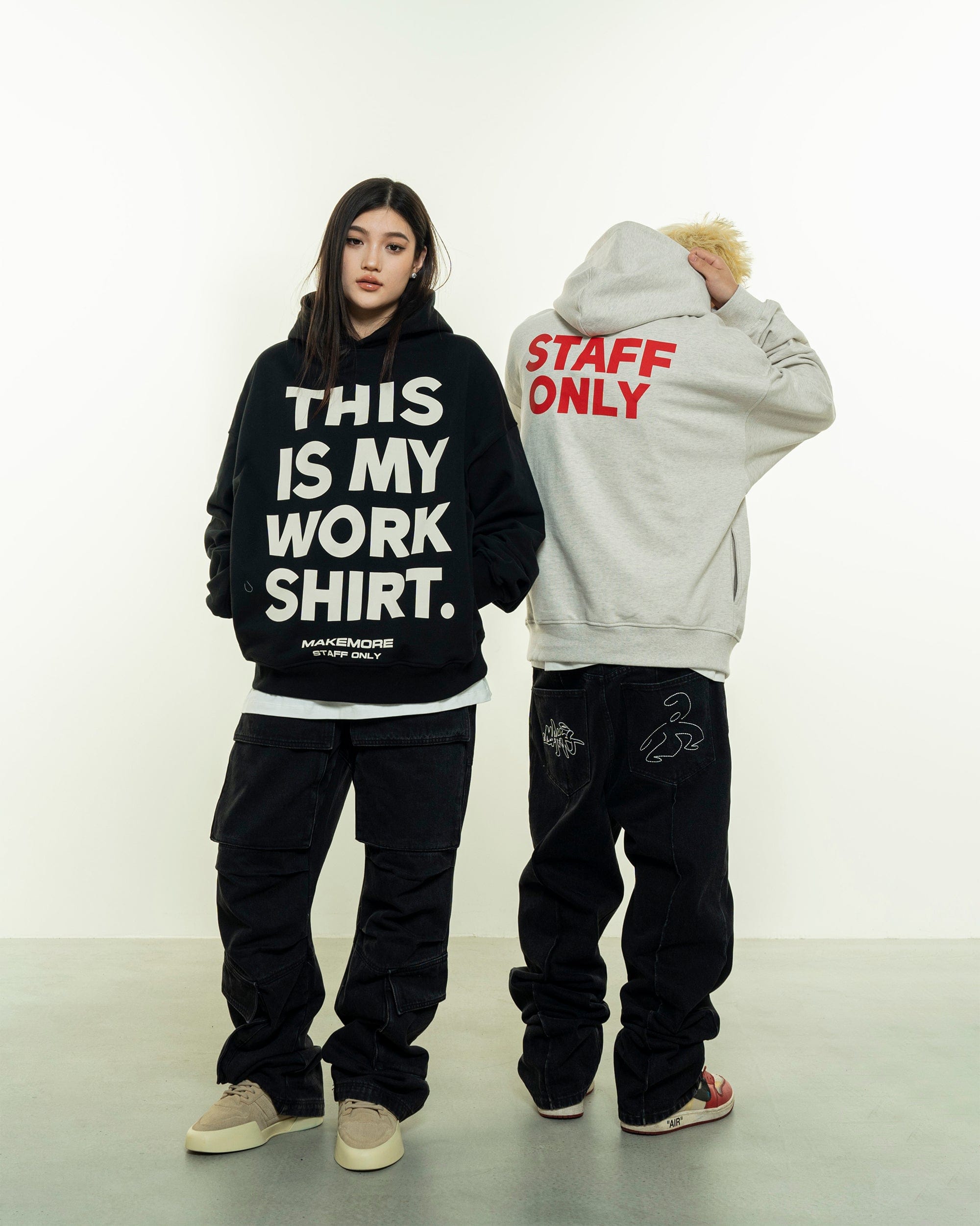 MAKEMORE THIS IS MY WORK SHIRT Hoodie
