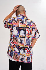 WCC Door-to-Door Art Service Full Print Cuban Half Shirt