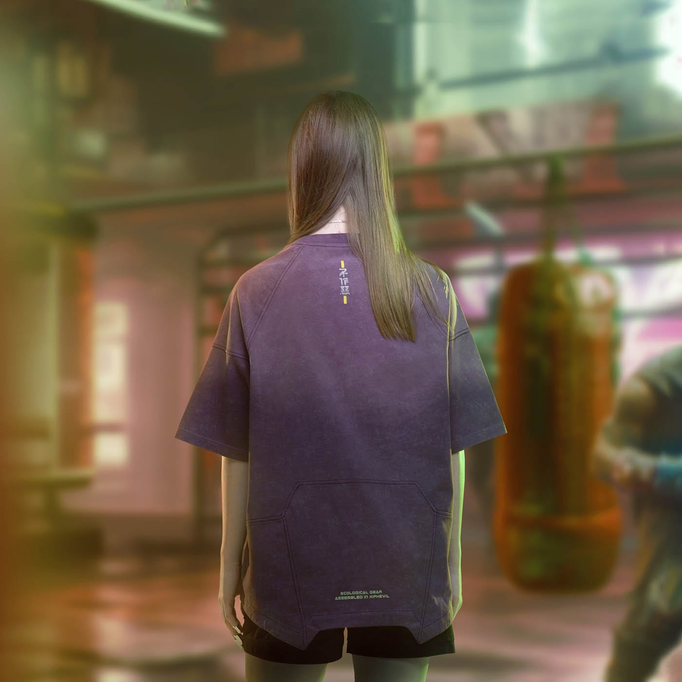 XIPHEVIL Spliced Luminescence LOGO T-Shirt