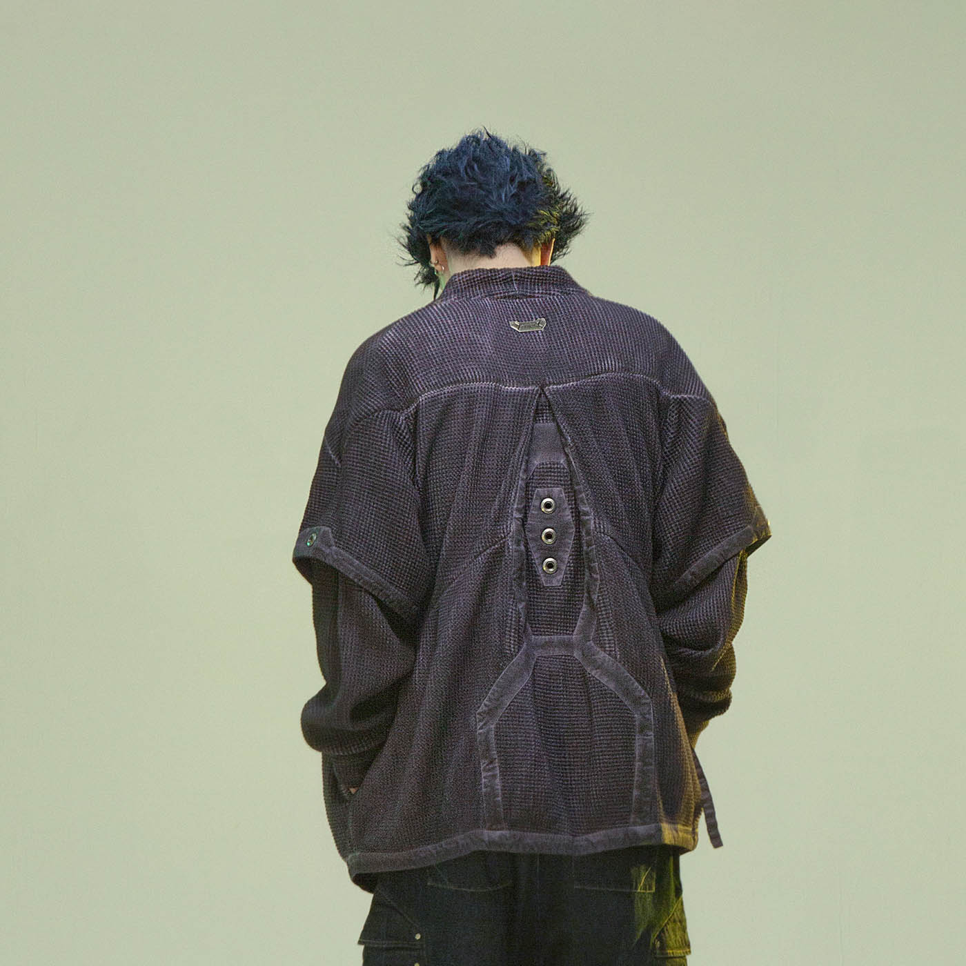 XIPHEVIL Cyberpunk Double-Layer Taoist Robe
