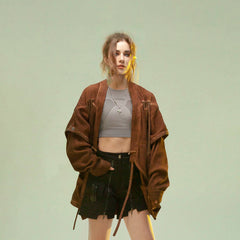 XIPHEVIL Cyberpunk Double-Layer Taoist Robe