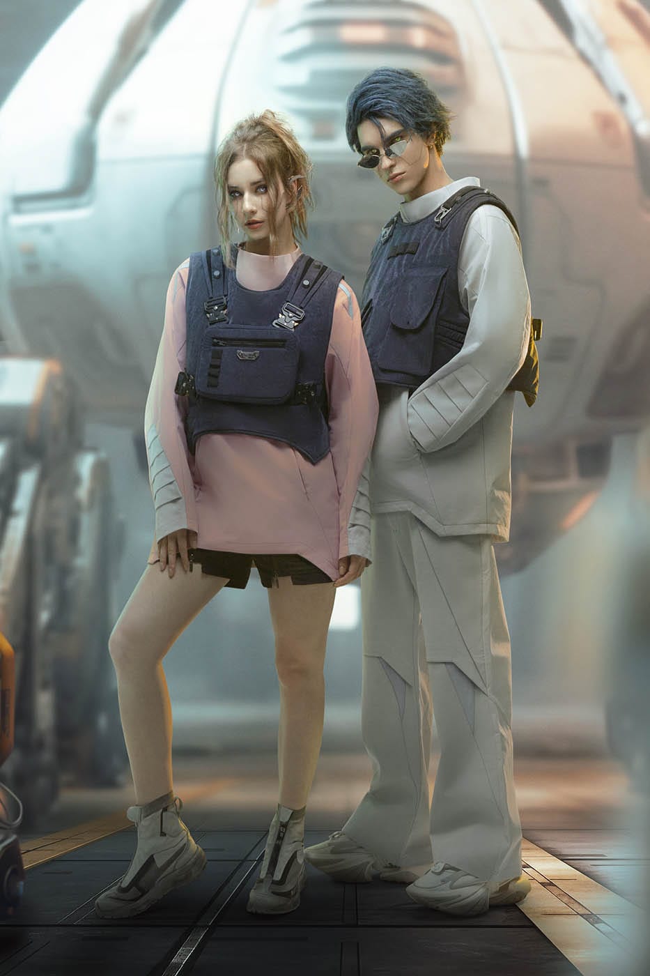 XIPHEVIL Space-Suit Deconstructed Pullover