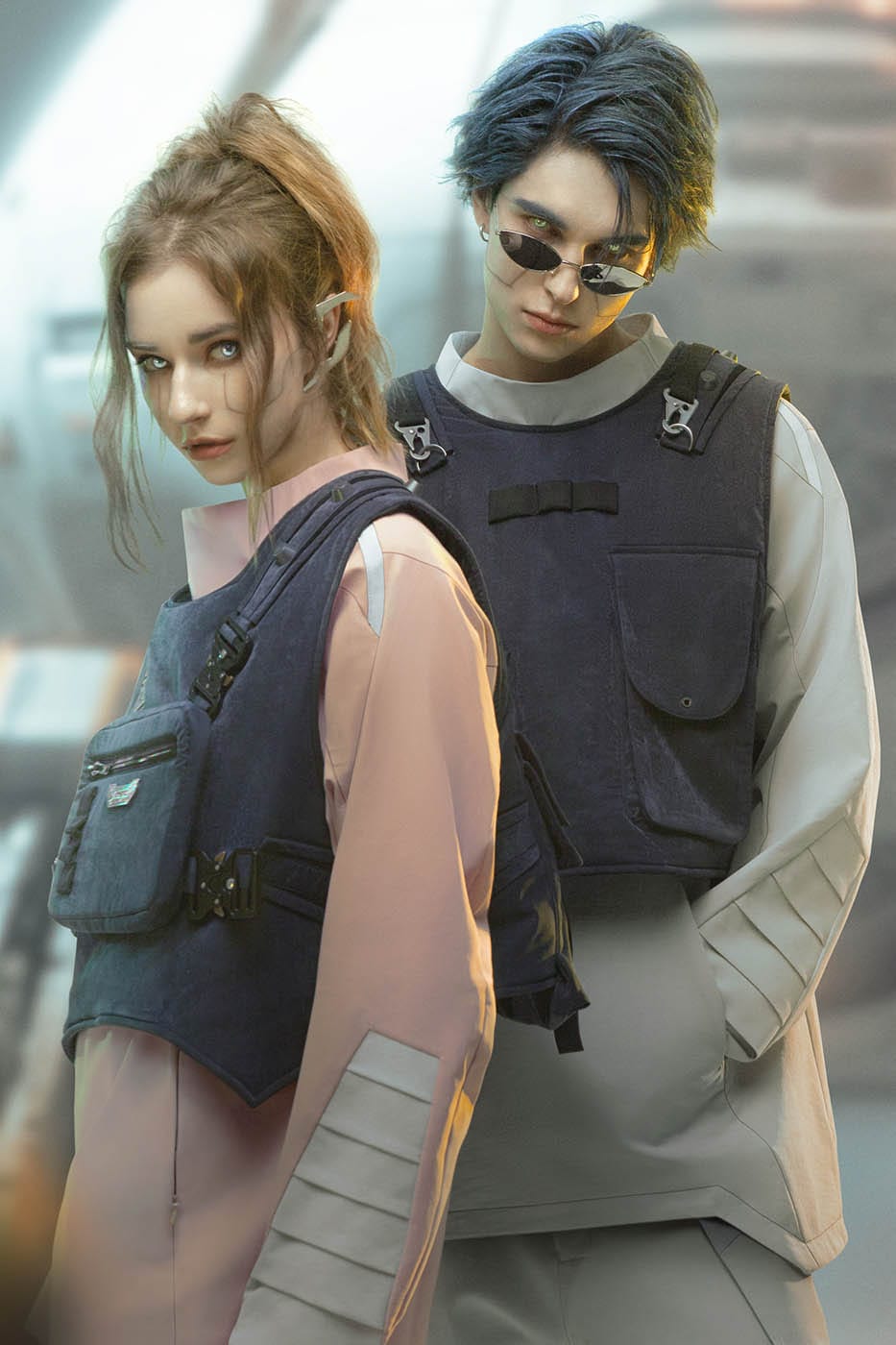 XIPHEVIL Space-Suit Deconstructed Pullover