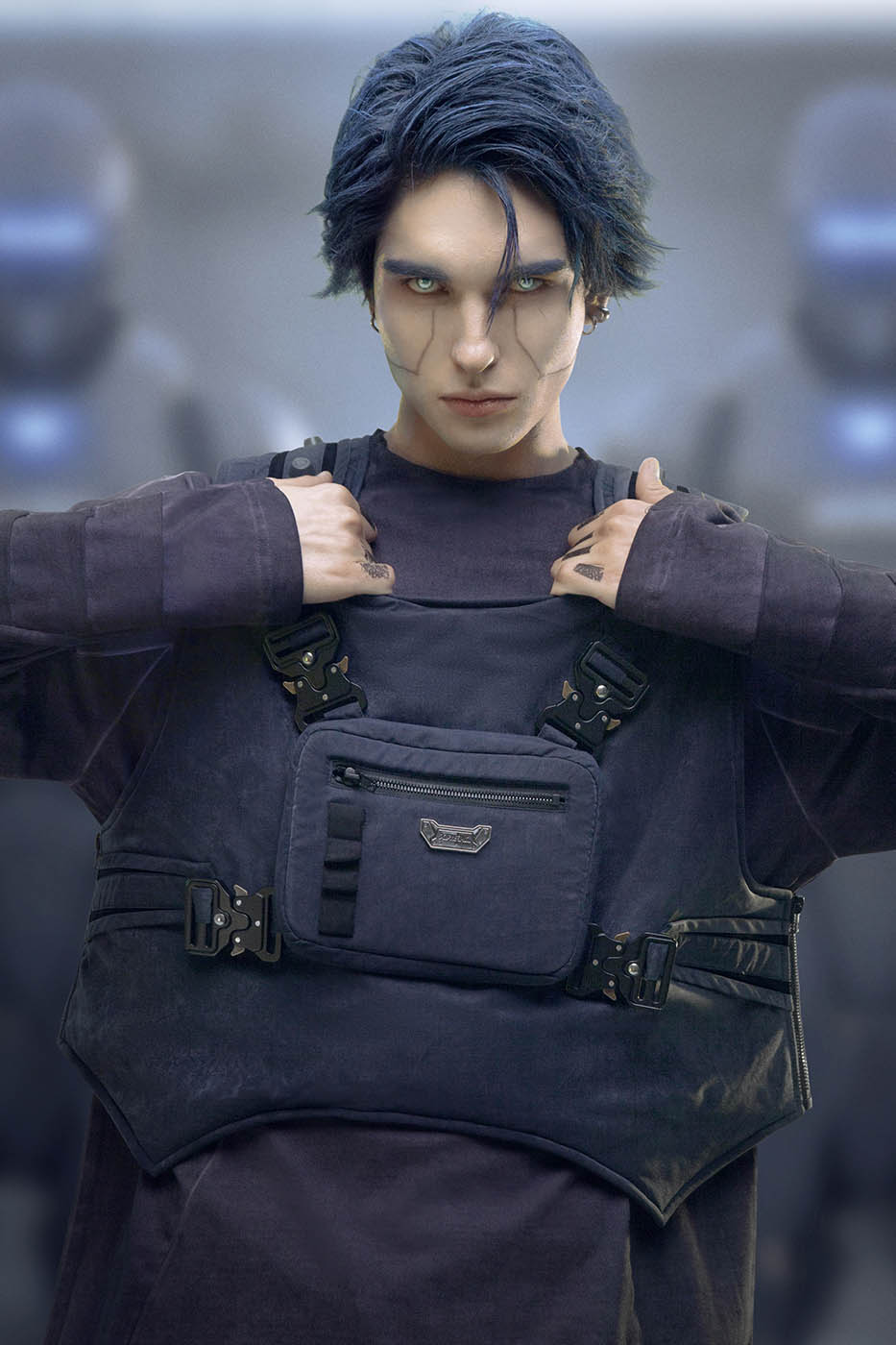 XIPHEVIL Detachable Chest Bag Tactical Vest