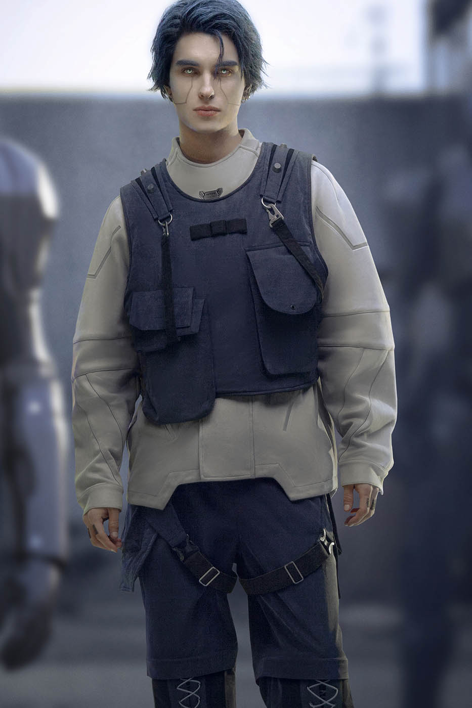 XIPHEVIL Detachable Chest Bag Tactical Vest