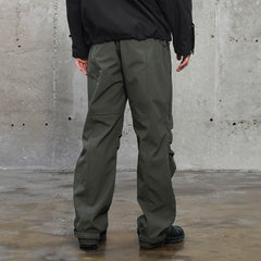 F2CE Deconstructed Crinkled Zipper Pants