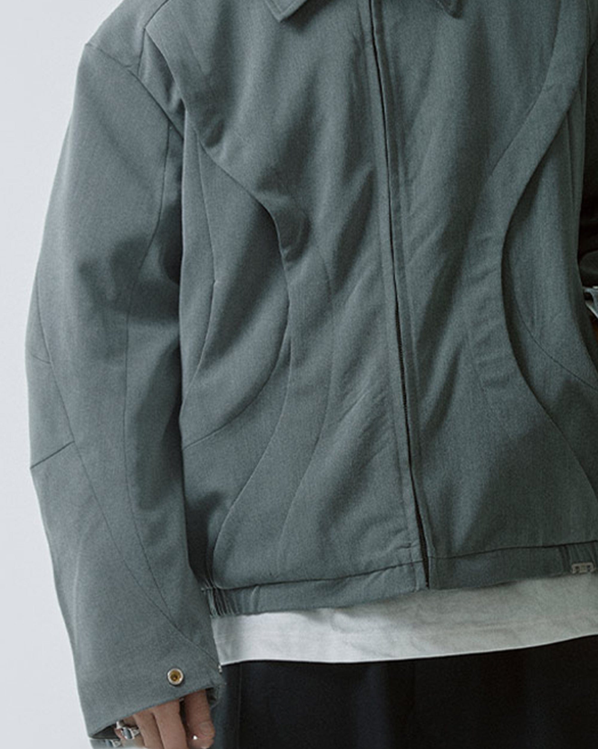 F2CE Deconstructed Layered Zip-Up Jacket