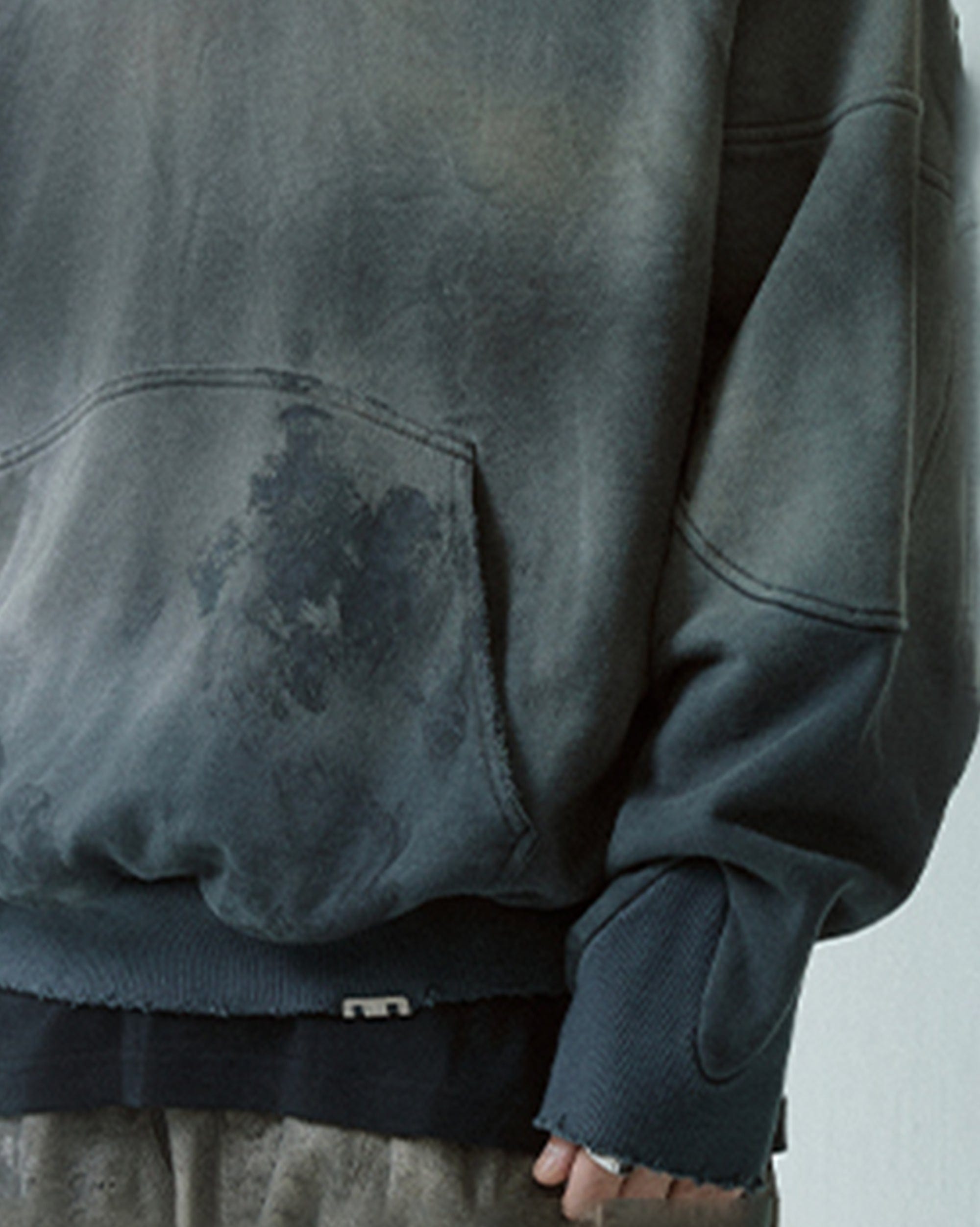 F2CE Distressed Spliced Hoodie