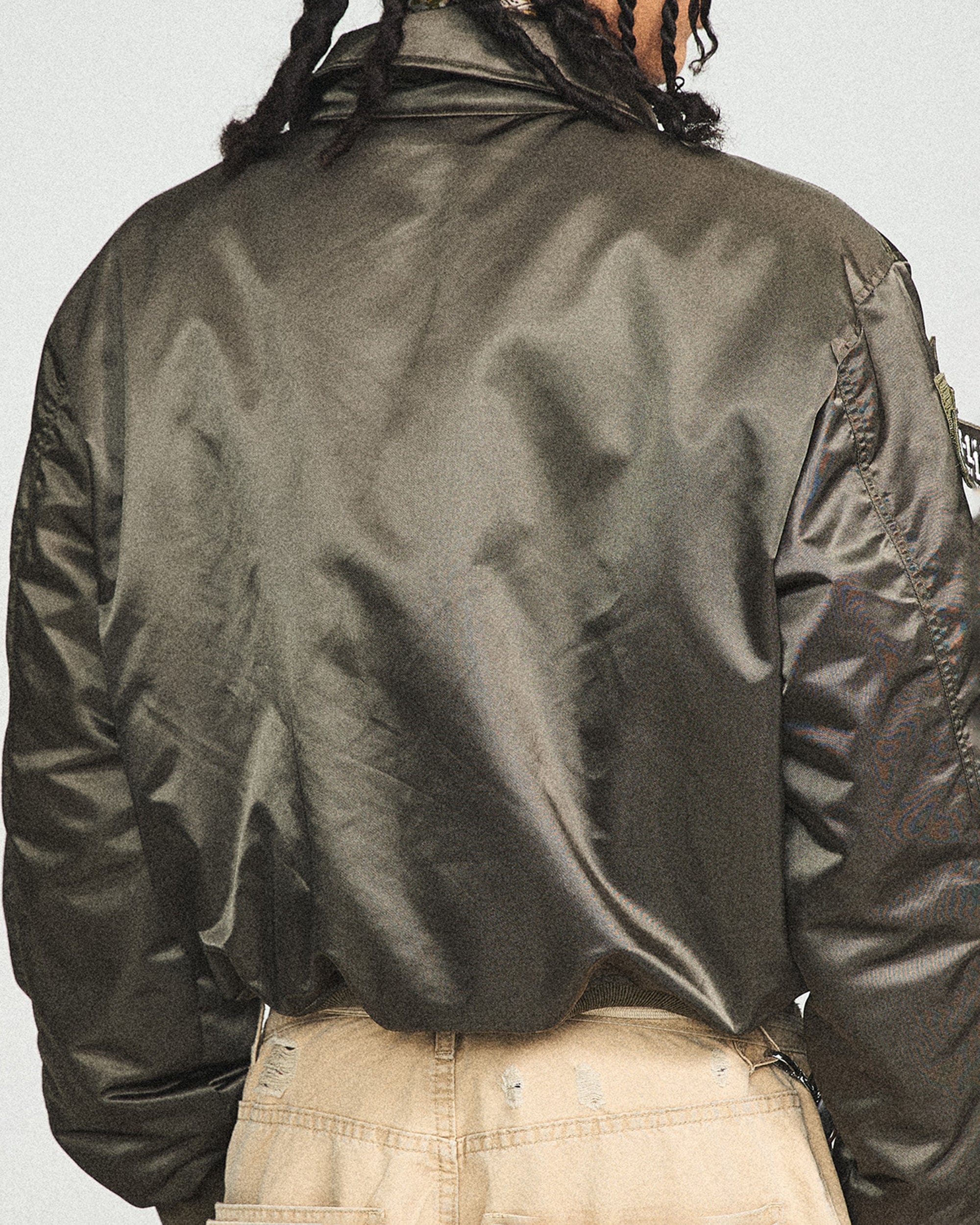 STEEPC Camo MA2 Multi-Pocket Patchwork Reversible Jacket