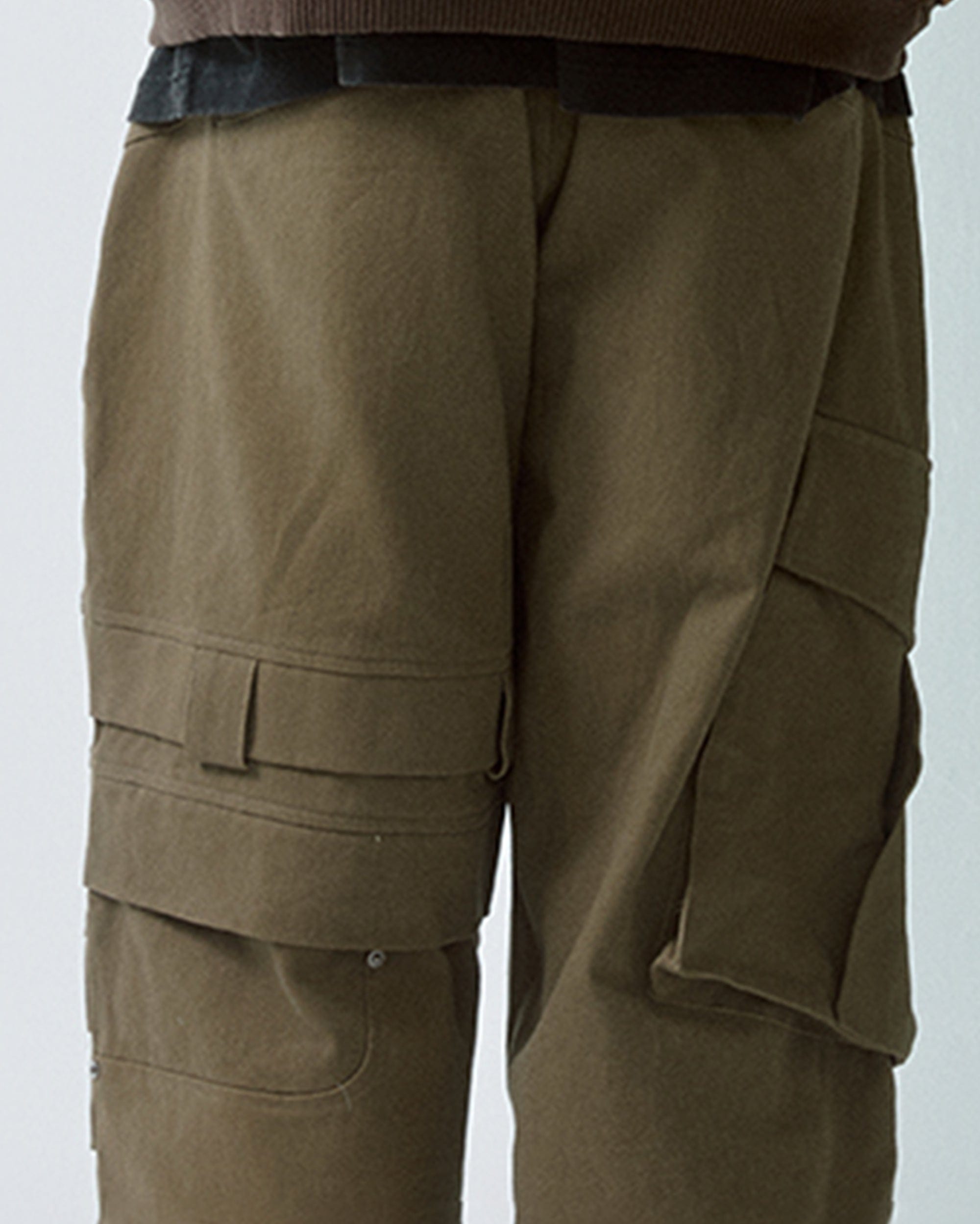 F2CE Asymmetrical Crinkled Cargo Pants