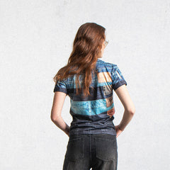 LEONSENSE Full Print Jeans T-Shirt