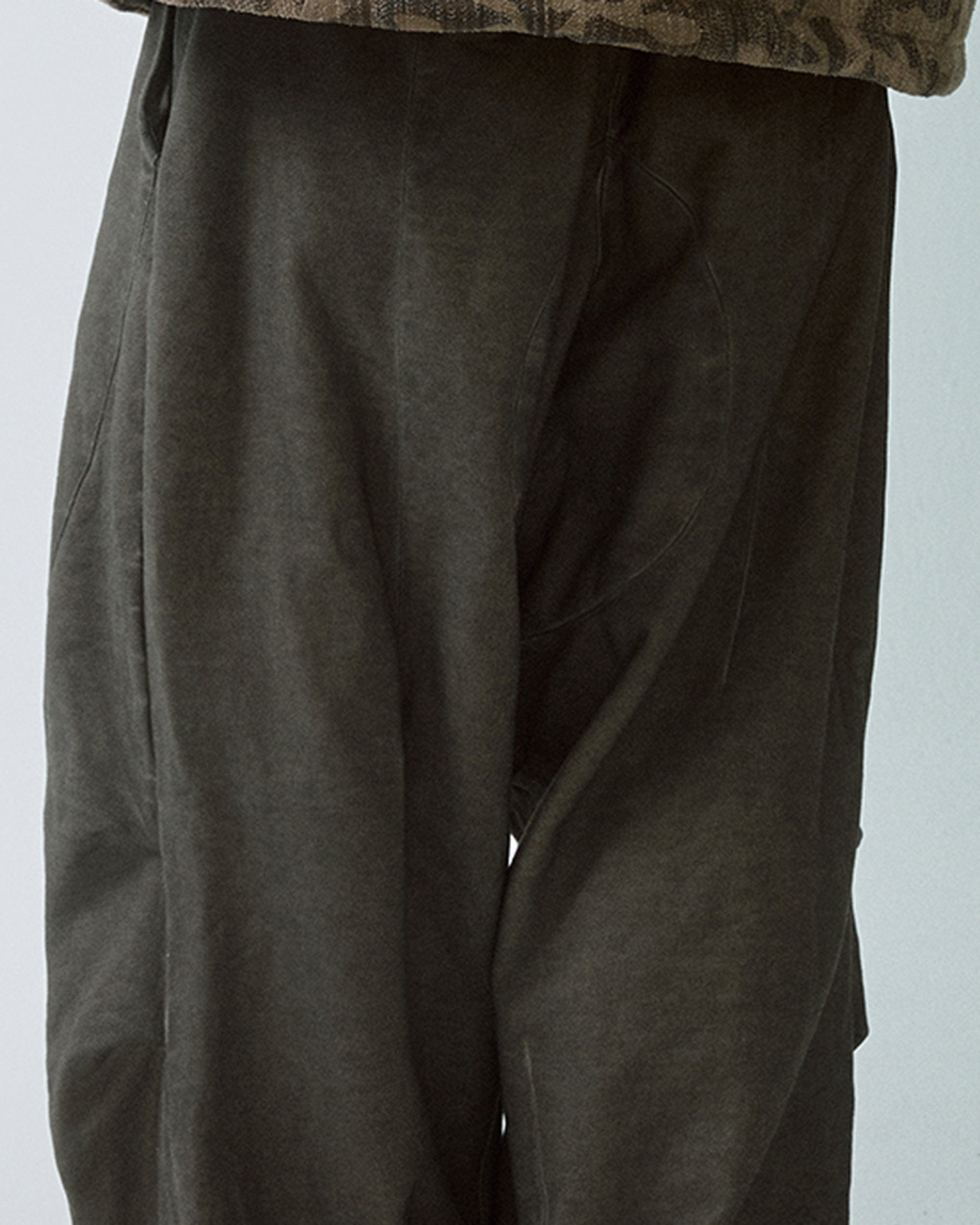 F2CE Retro Deconstructed Crinkled Pants