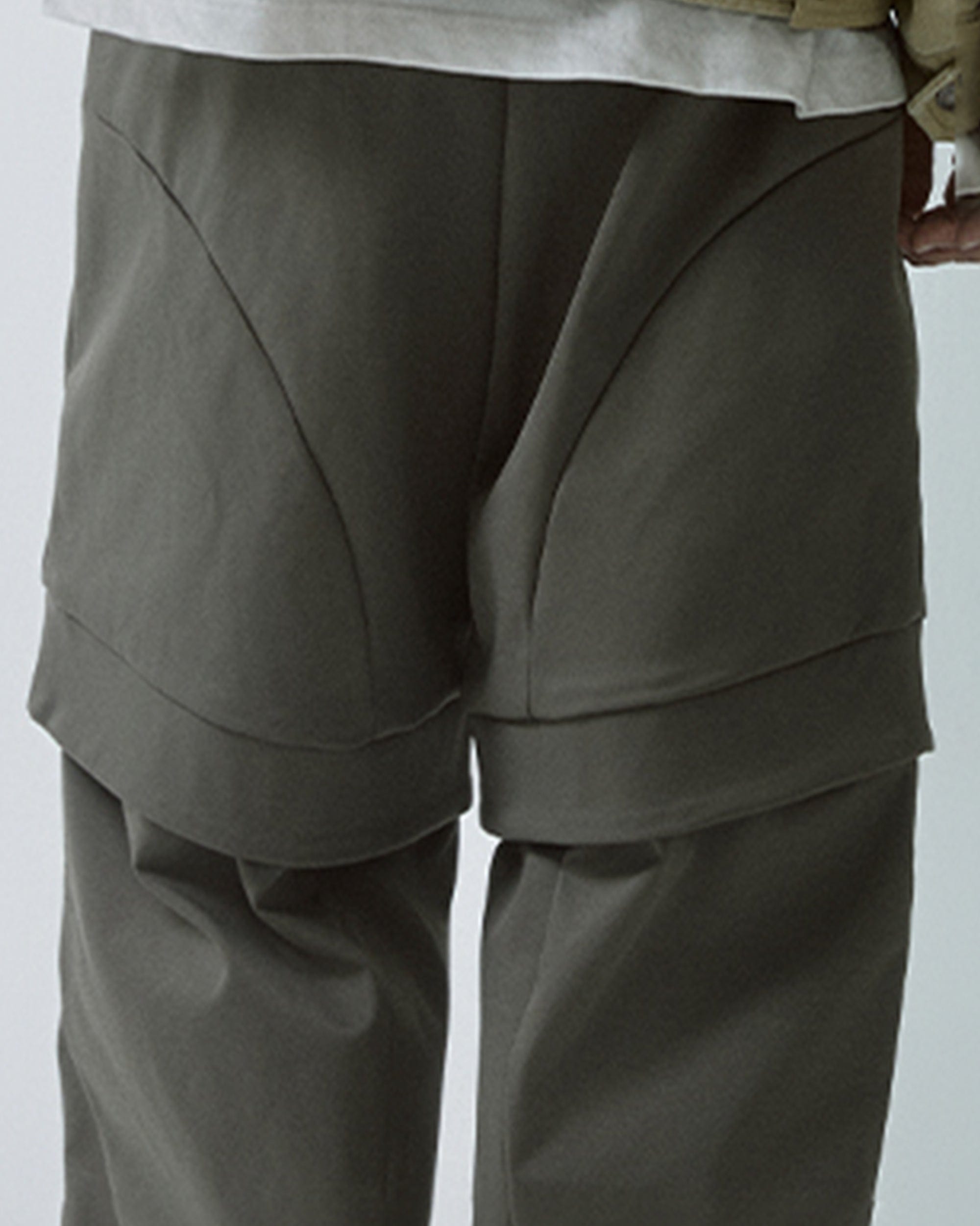 F2CE Modern Deconstructed Double-Knee Rivet Pants