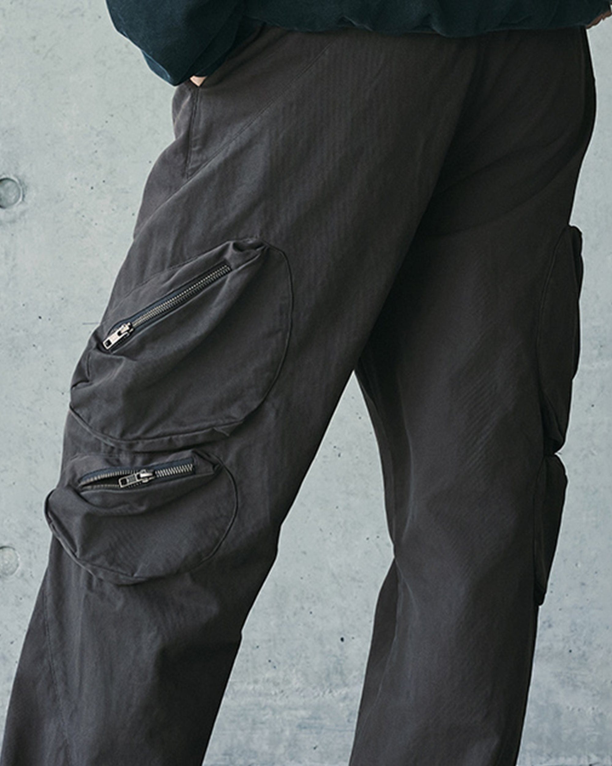 ENSHADOWER Modern Pleated Zipper Tactical Cargo
