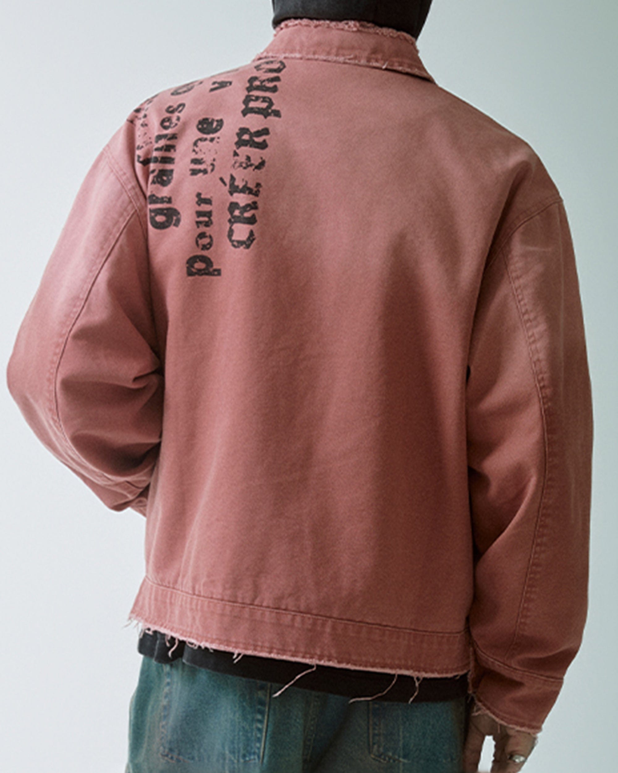 F2CE Distressed Badge Patchwork Jacket