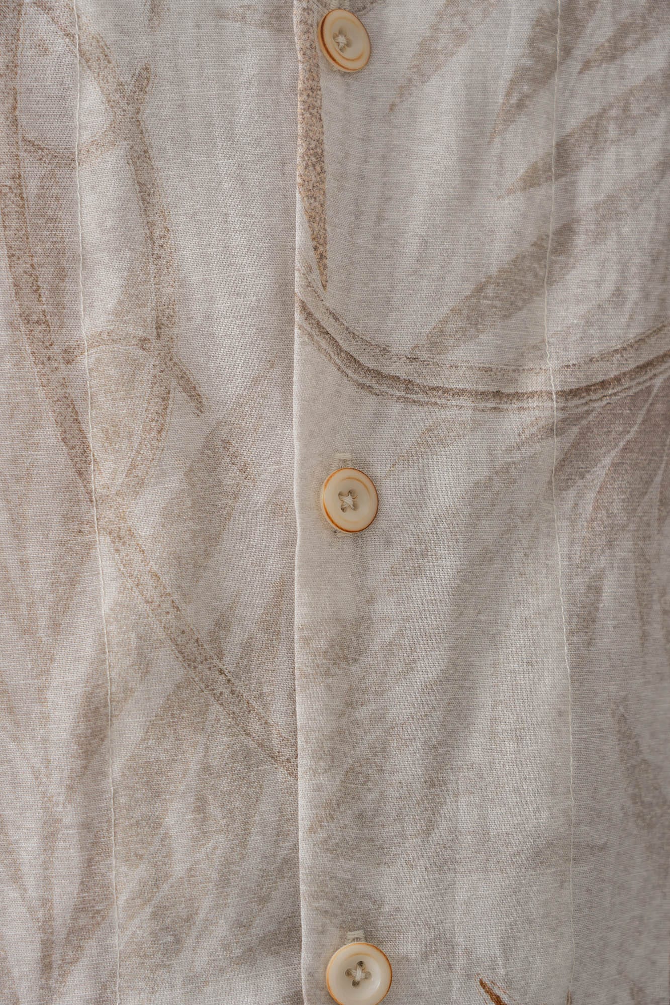 MOITIEDEPETALE Retro Foliage Half Shirt