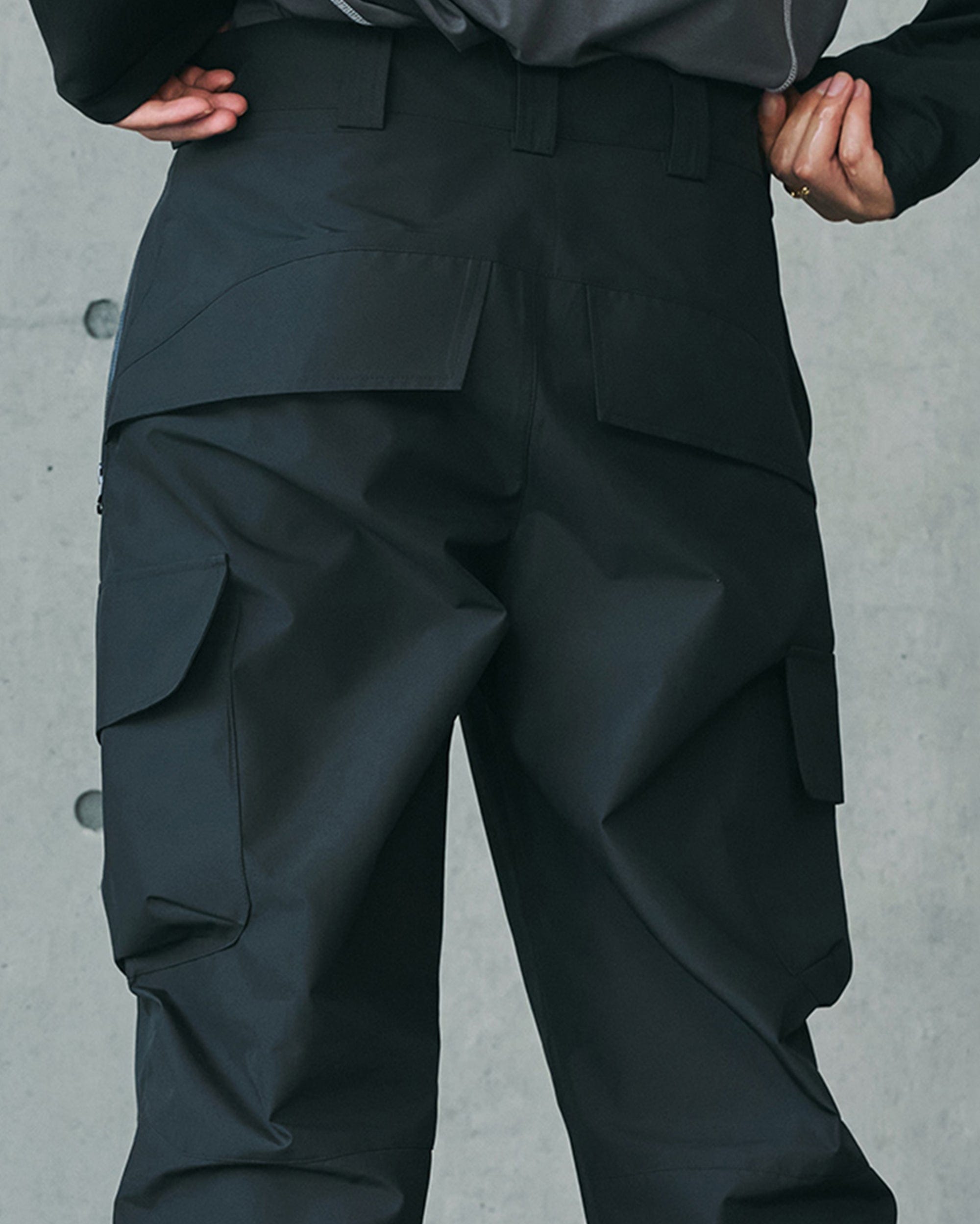 ENSHADOWER Waterproof Pleated Spliced Multi-pocket Pants