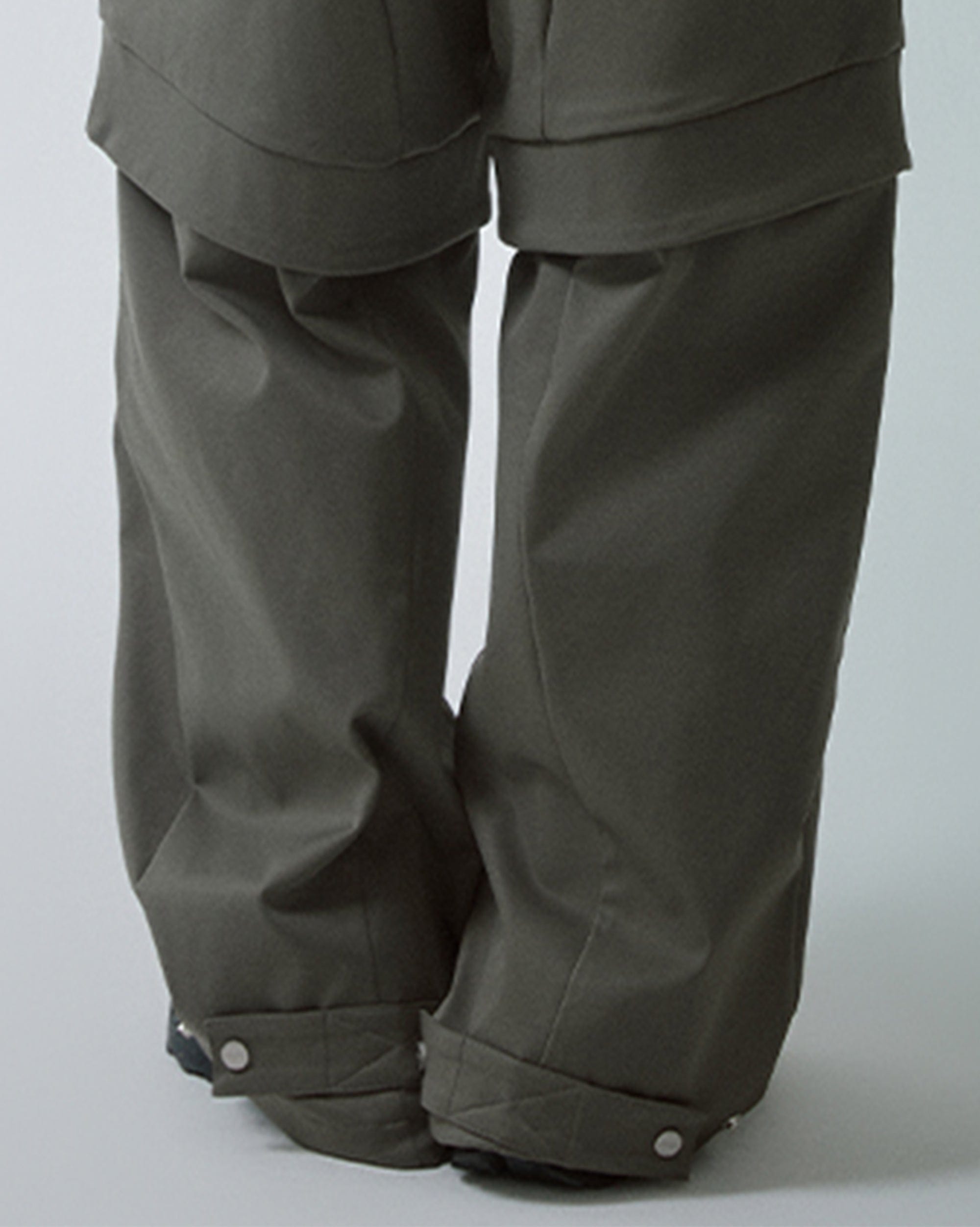 F2CE Modern Deconstructed Double-Knee Rivet Pants