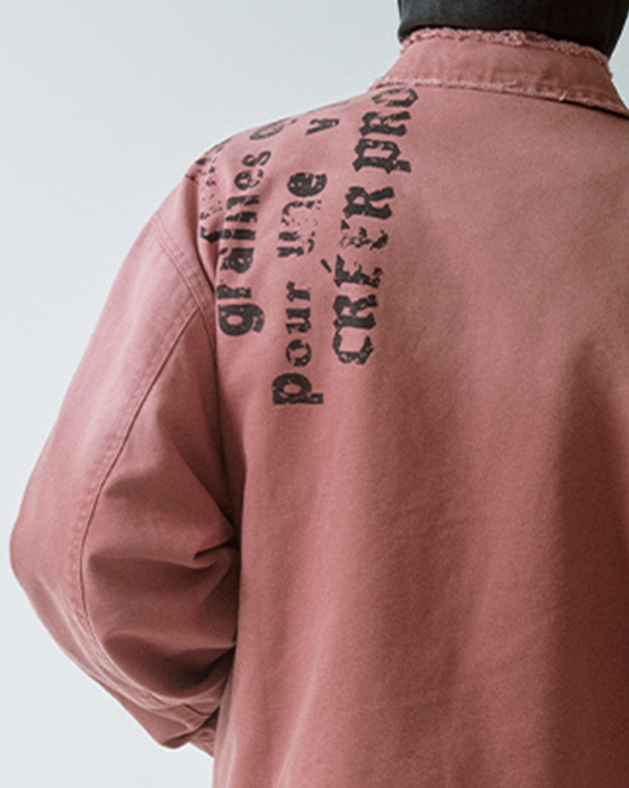 F2CE Distressed Badge Patchwork Jacket