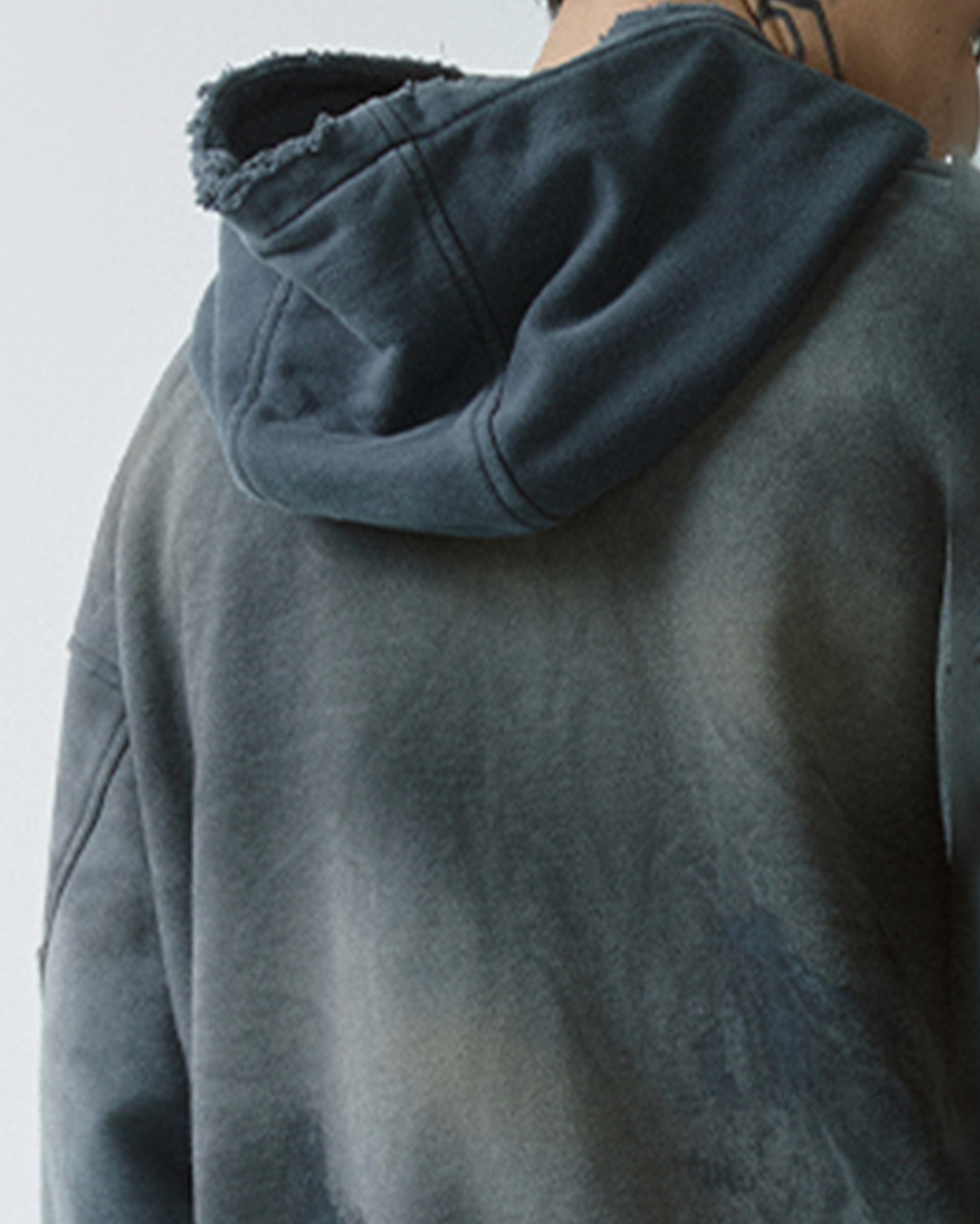 F2CE Distressed Spliced Hoodie
