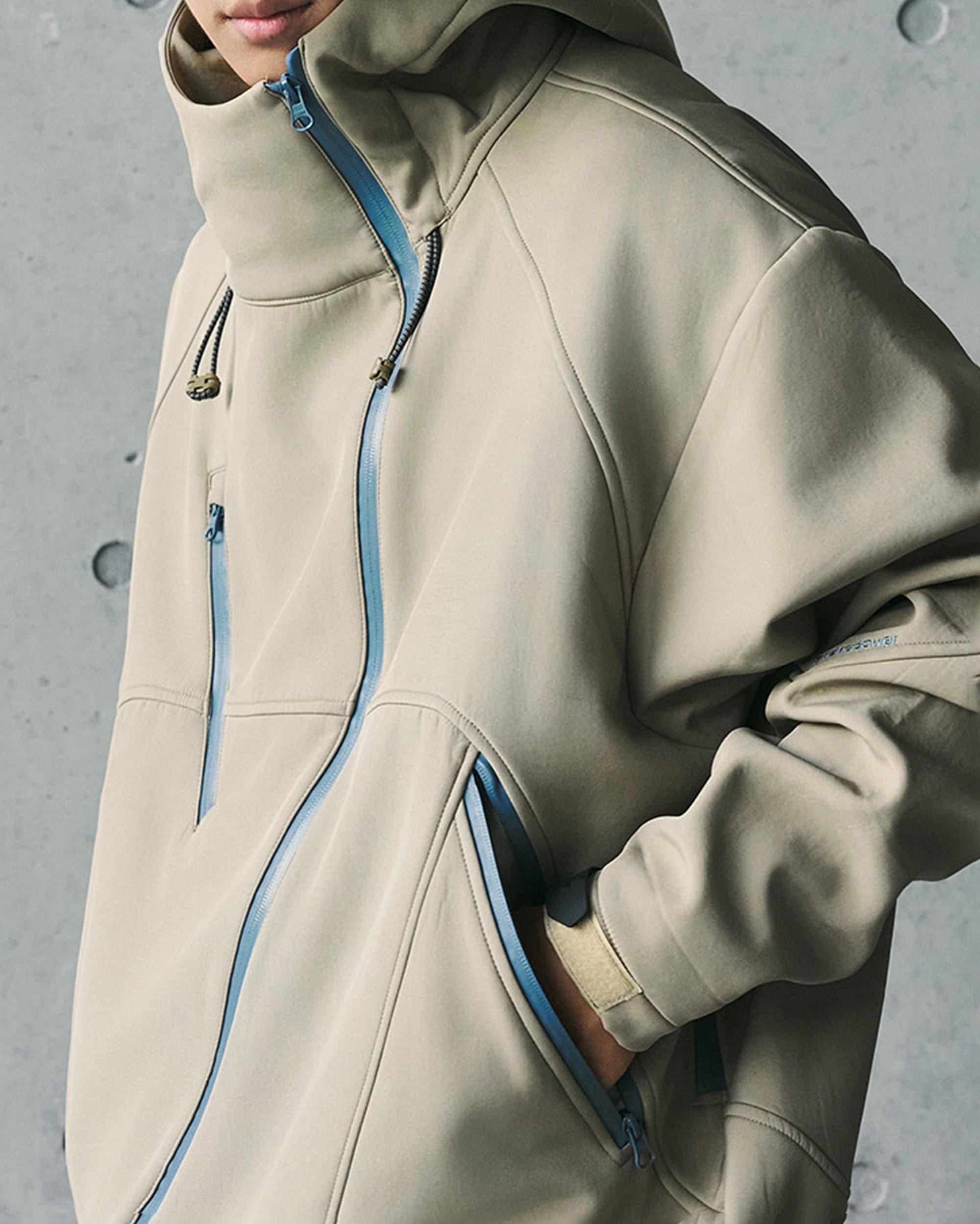 ENSHADOWER Deconstructed Asymmetrical Windbreaker