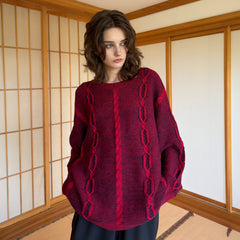 MIICHOUS Helsinki Oversized Cable Sweater